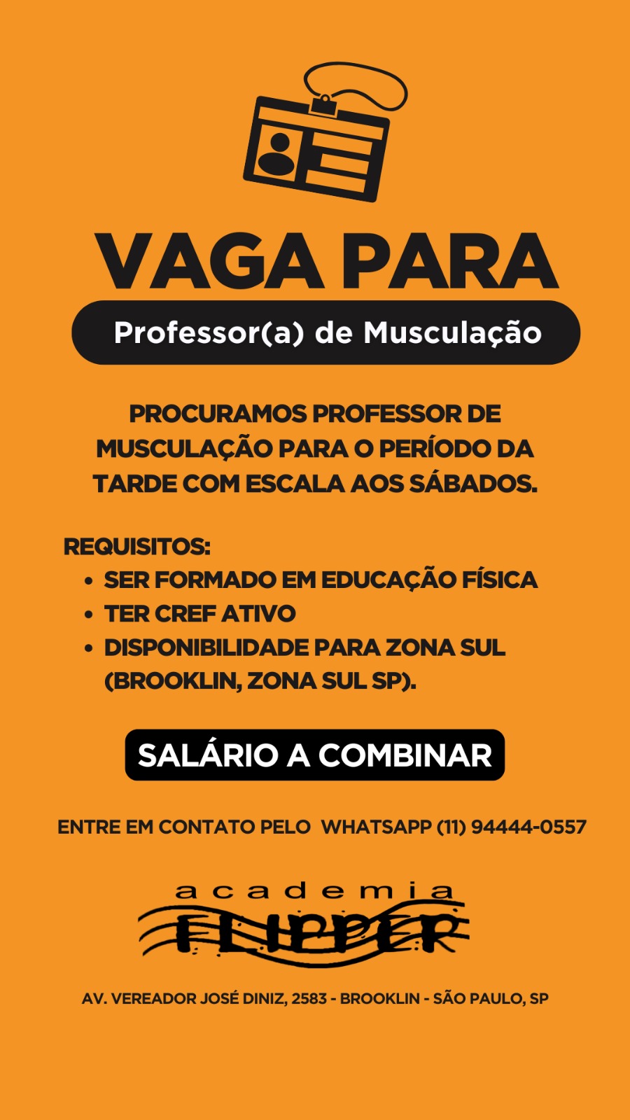 Professor de Musculação