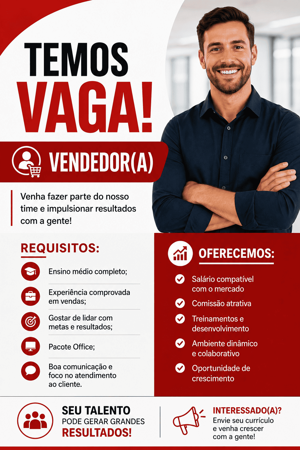 Consultor(a) de vendas