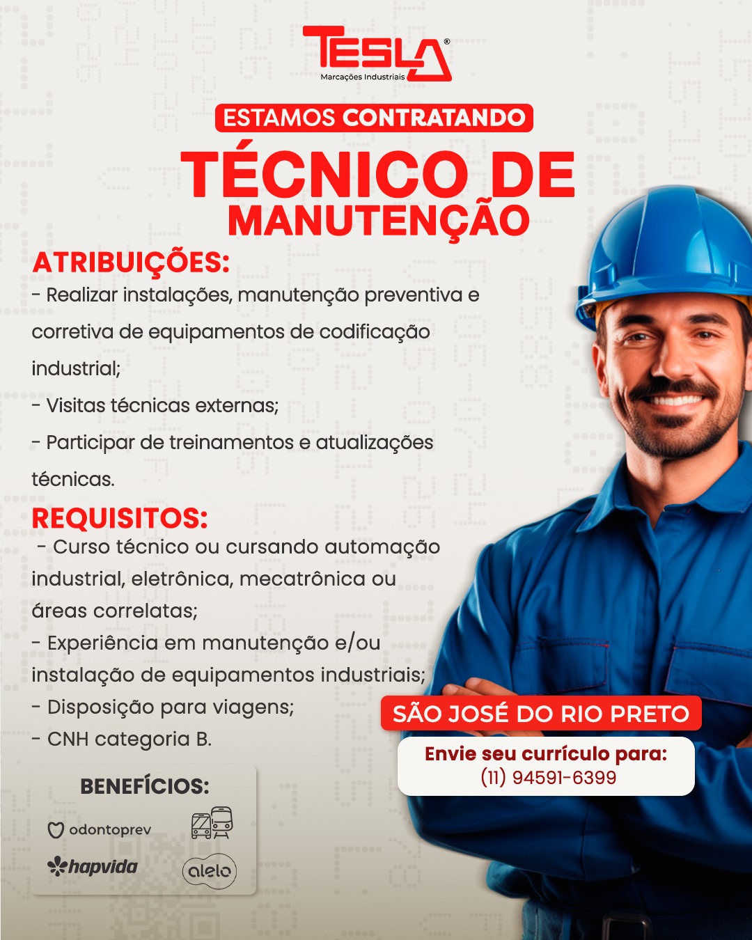 TÉCNICO DE MANUTENÇÃO