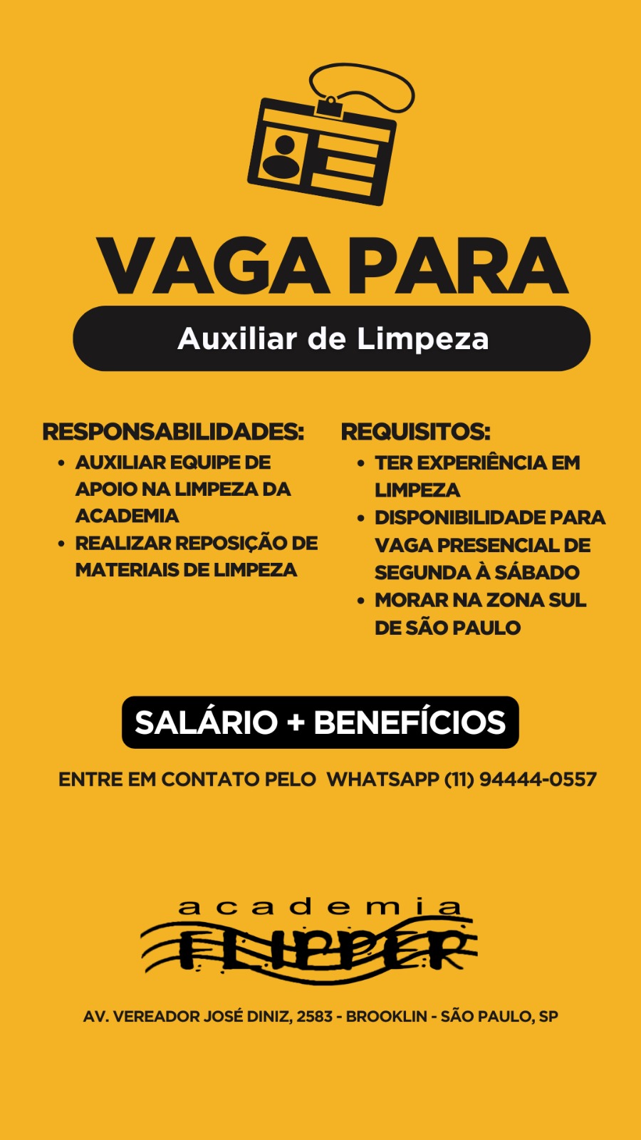 Auxiliar de Limpeza