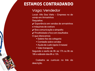 Vendedor (a)